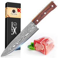 SAEIV 8-inch VG10 Japanese Steel Chef's Knife Sharp and Durable Home Kitchen Meat Cutting Knife Exquisite Gift Box Packaging