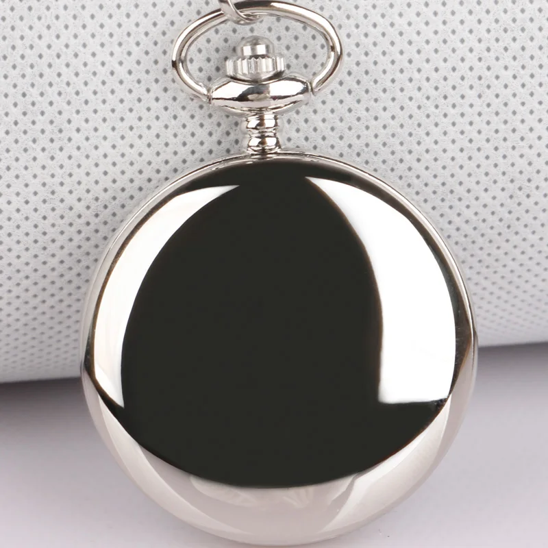 Classic Roman Digital White Dial Quartz Pocket Watches Necklace Pendant Mens Women Fashion Casual Fob Chain Watches