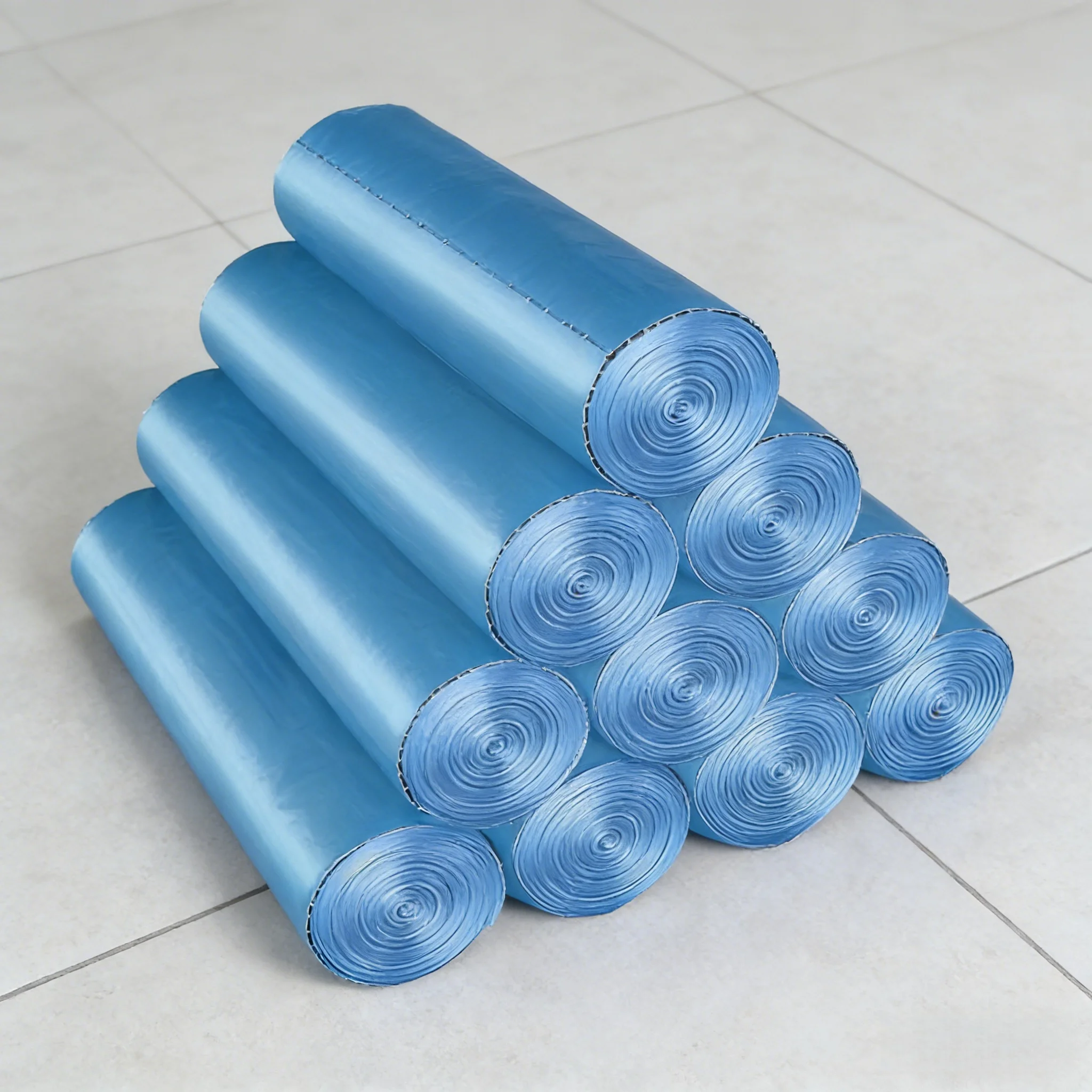 Blaue Flachöffnungs-Müllbeutel ​ – Besonders robust und reißfest für die sichere Entsorgung scharfer oder schwerer Abfälle