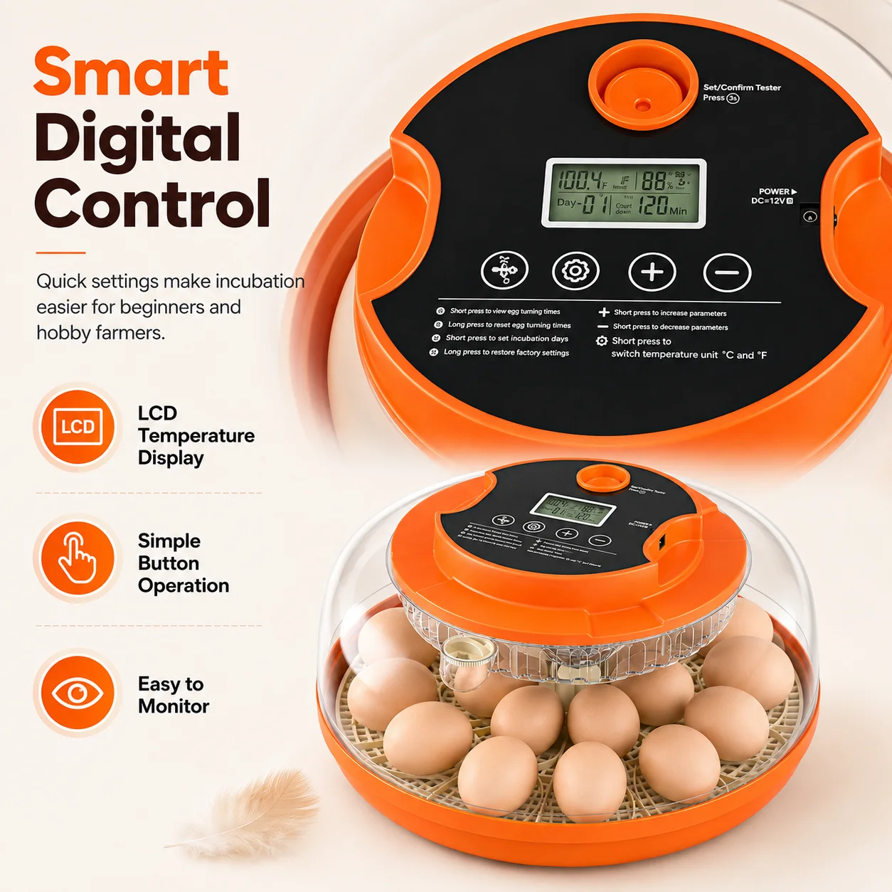 Incubadora de Ovos para Hobbys - Quail Egg Incubator avaliação e preço