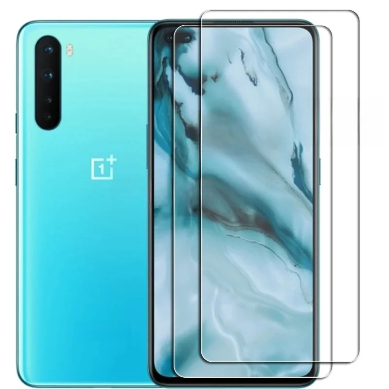 Pour OnePlus Nord verre trempé protection sur AC2001, AC2003 protecteur d'écran Film de couverture de téléphone