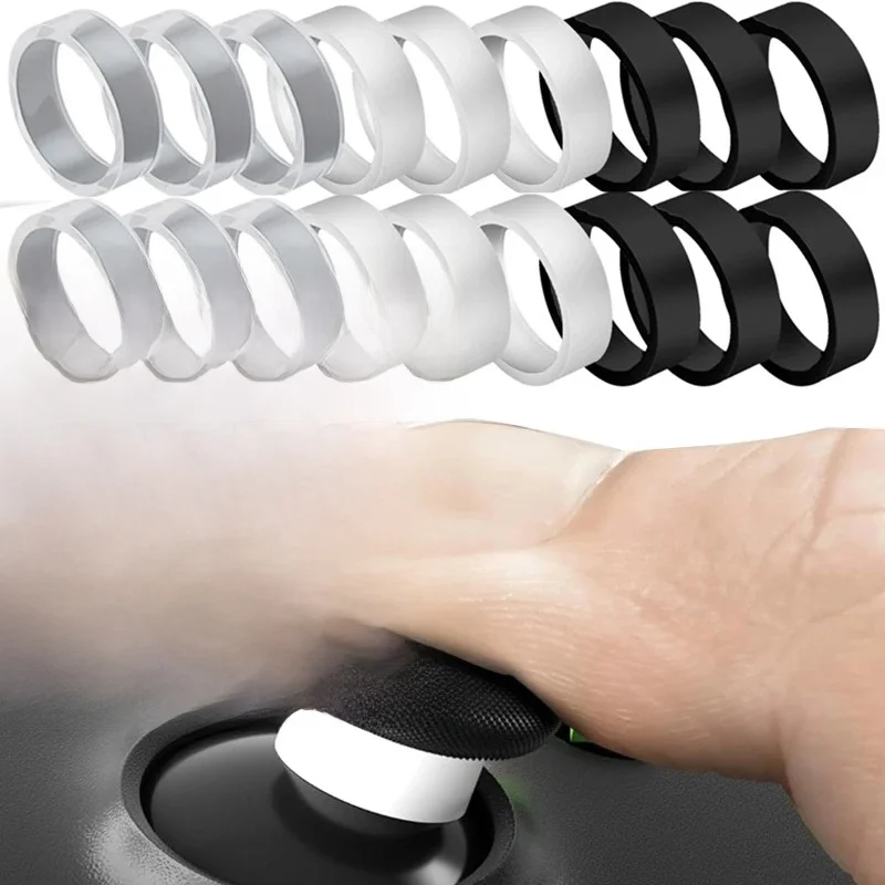 Anneau de protection à bascule pour Joystick, 18 à 1 pièces, pour Steam PS5 PS4 Xbox Deck Game, caoutchouc élastique, Invisible, Anti-usure, anneaux de protection