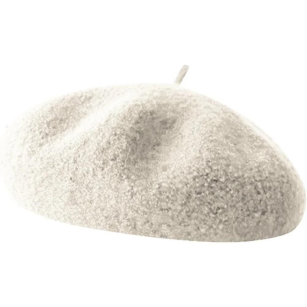 Wool Berets for Women - Classic French Beret Hats for Women and Kids, Solid Color Artist Style