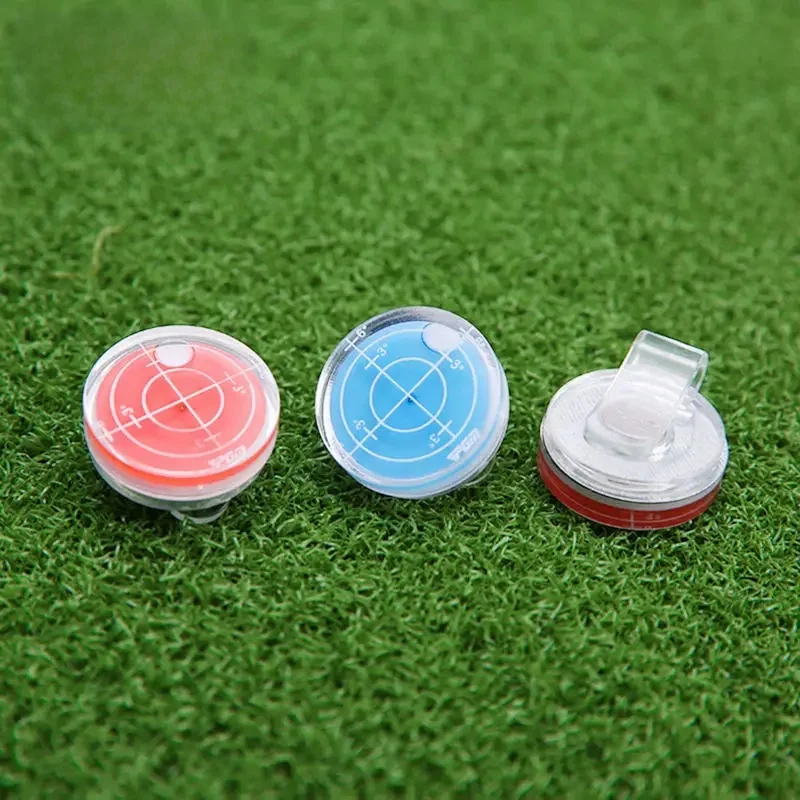 PGM Golf Level Funkcja znaczników Magnetyczny klips do czapki Marker do piłek golfowych Czerwony i niebieski MK011 — zdjęcie 2
