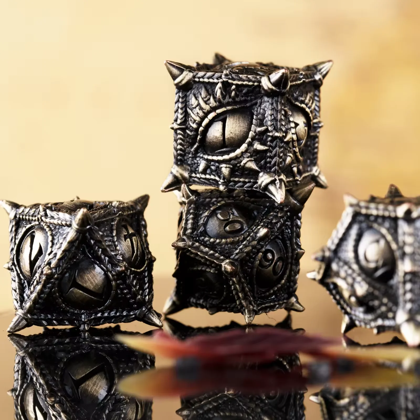 

Metal Dragon Dice Set Role Playing Dice for Dungeons and Dragons Board Games Metal Polyhedral dice Dnd Games D&D Dice rpg dice