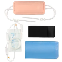 Kit de pratique de modèle anatomique IV, phlebotredémarrage et pratique de la ponction veniponcture IV, coussin de formation à l'injection de simulation pour les étudiants en médecine