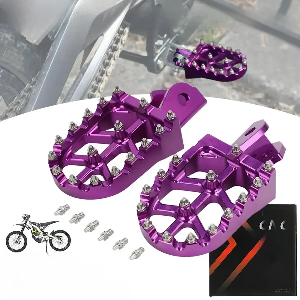 AliExpress JFGRACING For Surron CNC Foot Peg Motorcycles Accessories Footpeg Footpedal For Talaria Sting Sur Ron Lightbee CRF 150F 230F Electric Bike