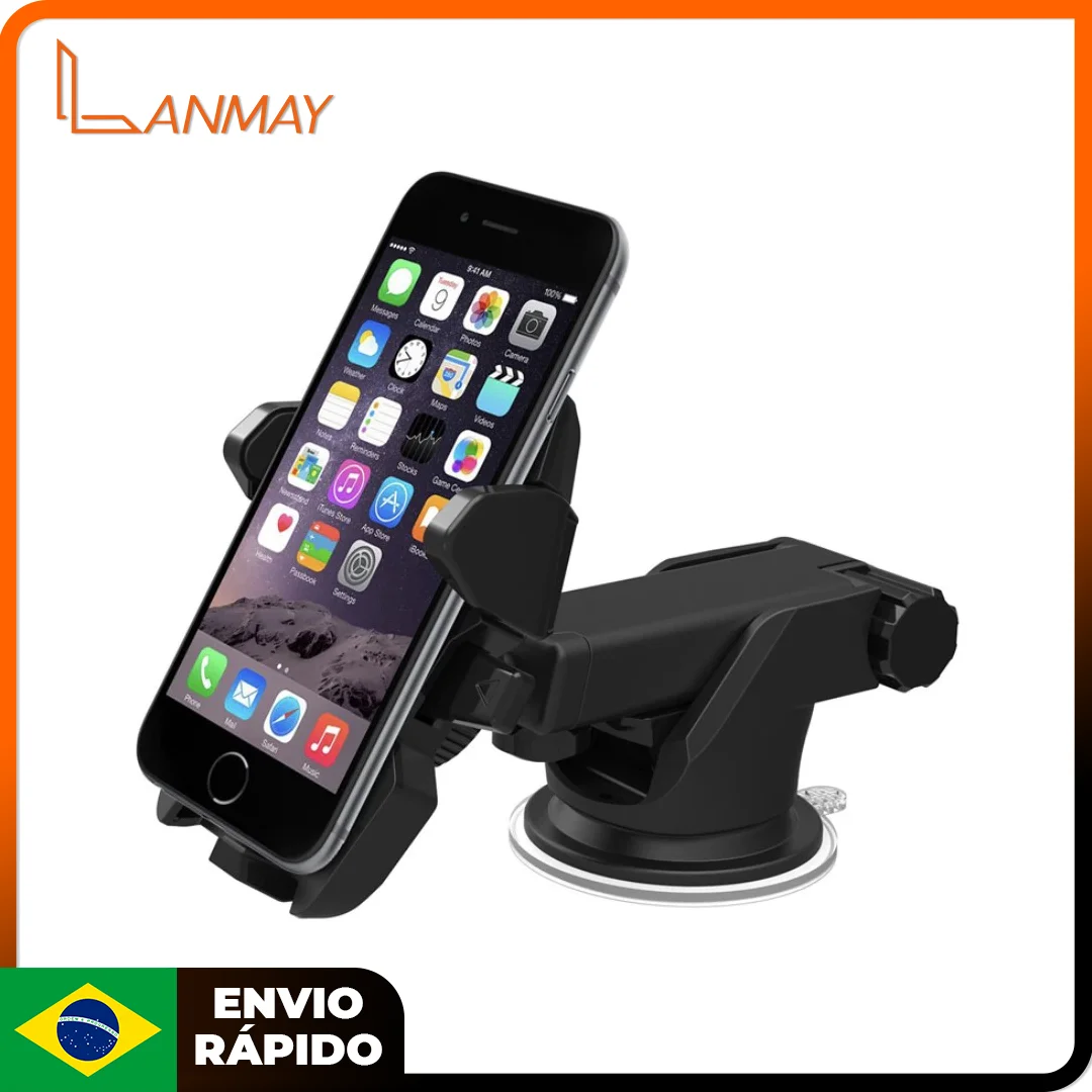 Lanmay Car Car Vehicle Support Auto Lock Anti Drop GPS Accessory-Fast Delivery For All Brazil