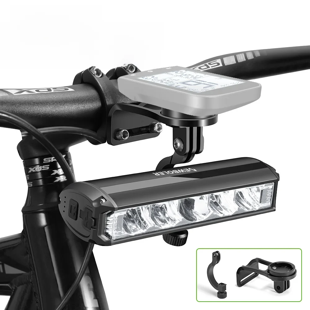 AliExpress NEWBOLER Bicycle Light Front 10000mAh Bike Light 6000Lumen Waterproof Flashlight USB Charging MTB Road Cycling Lamp Accessories