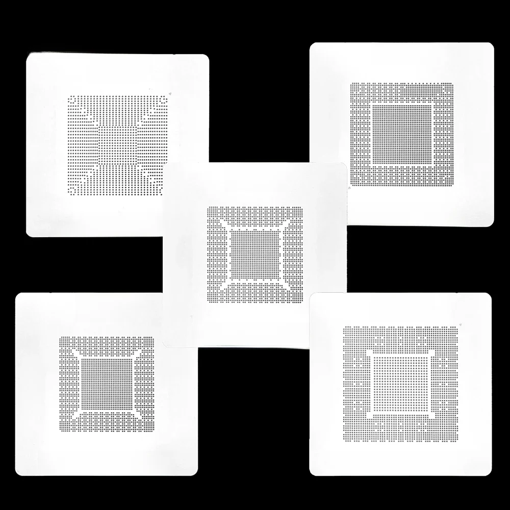 Amaoe Nvidia RTX3060 RX580 RTX2060 RTX2070 N18E GTX1080Ti GTX1060 BGA Reballing Stencil for GPU Graphics Card Chip Planting Tin — zdjęcie 2