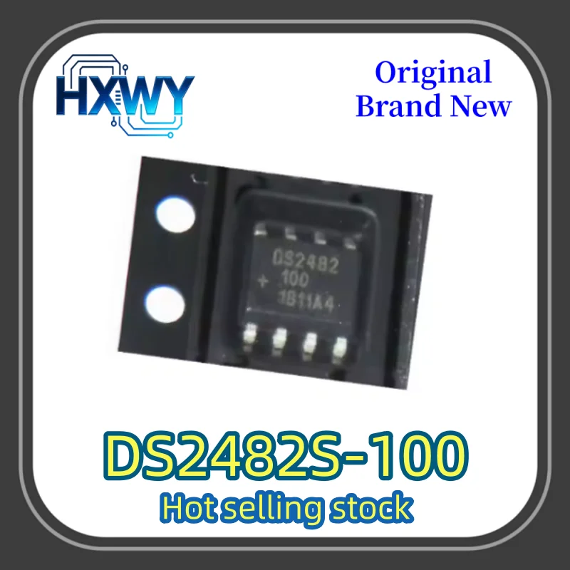 (5/50pcs) DS2482S-100 DS2482-100 DS2482 SOP8 Interface Controller IC Chip Brand New in Stock Original and Genuine Fast Shipping