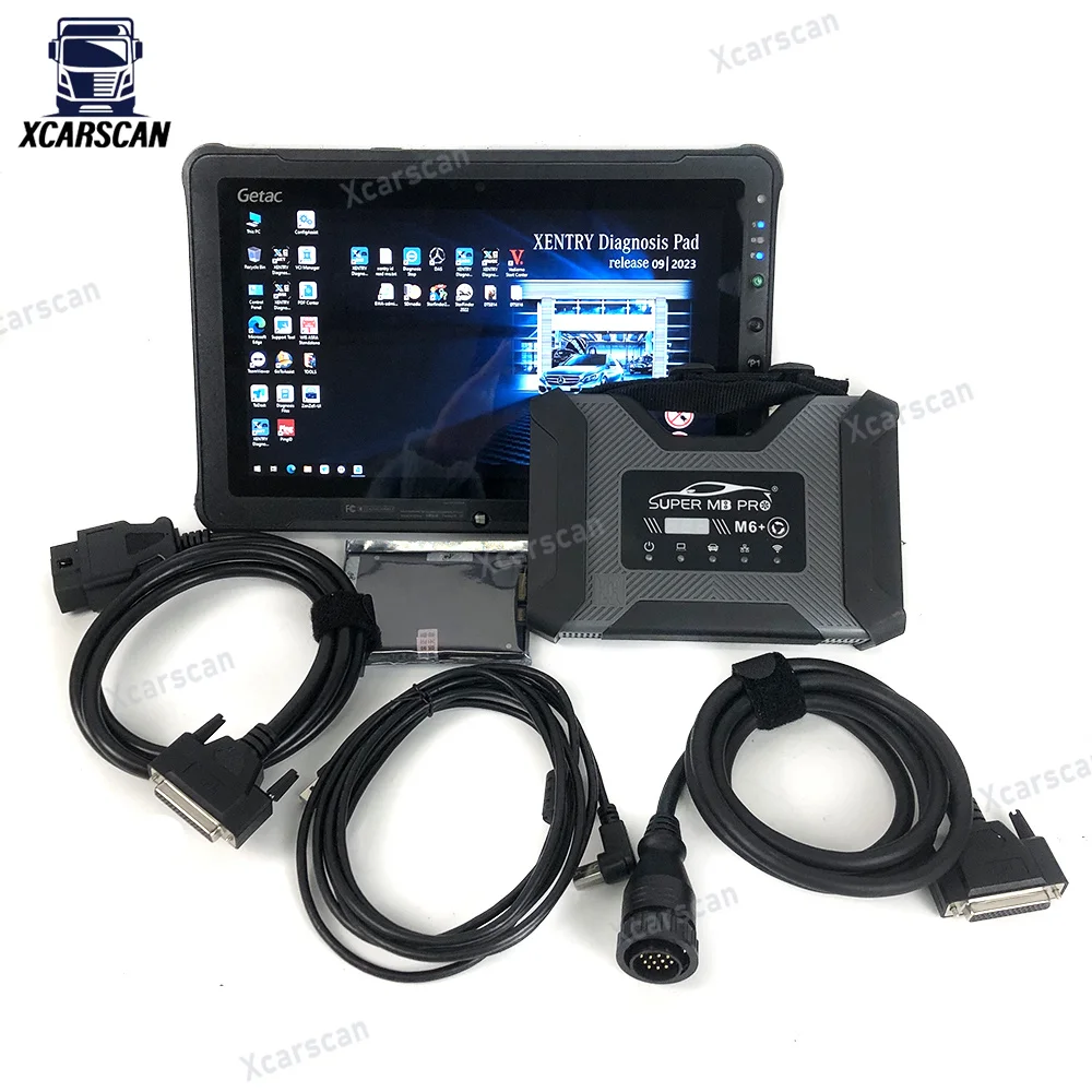 Full set Super MB PRO M6+ Getac F110 Tablet WiFi DOIP Connect MB Star M6 XENTRY Main Test New upgrade Cars Trucks diagnosis tool