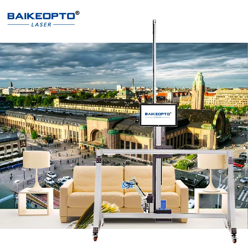 BK-UV32T GW32T AI Printer UV CMYKW 3D 2 In One Wall And Floor Vertical Printing Machine Direct Paint On Glass Metal Walls