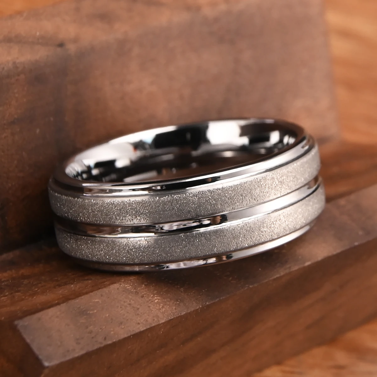 Men's wedding bands tungsten carbide ring anillos bague homme pareja de compromiso fashion jewelry couple engagement rings gifts