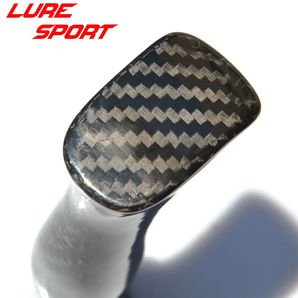 Imagem -05 - Luresport-punho Traseiro de Carbono com Passo Dedo Forma Rod 3k Woven Faça Você Mesmo Acessório de Reparação Componente de Construção 108 mm