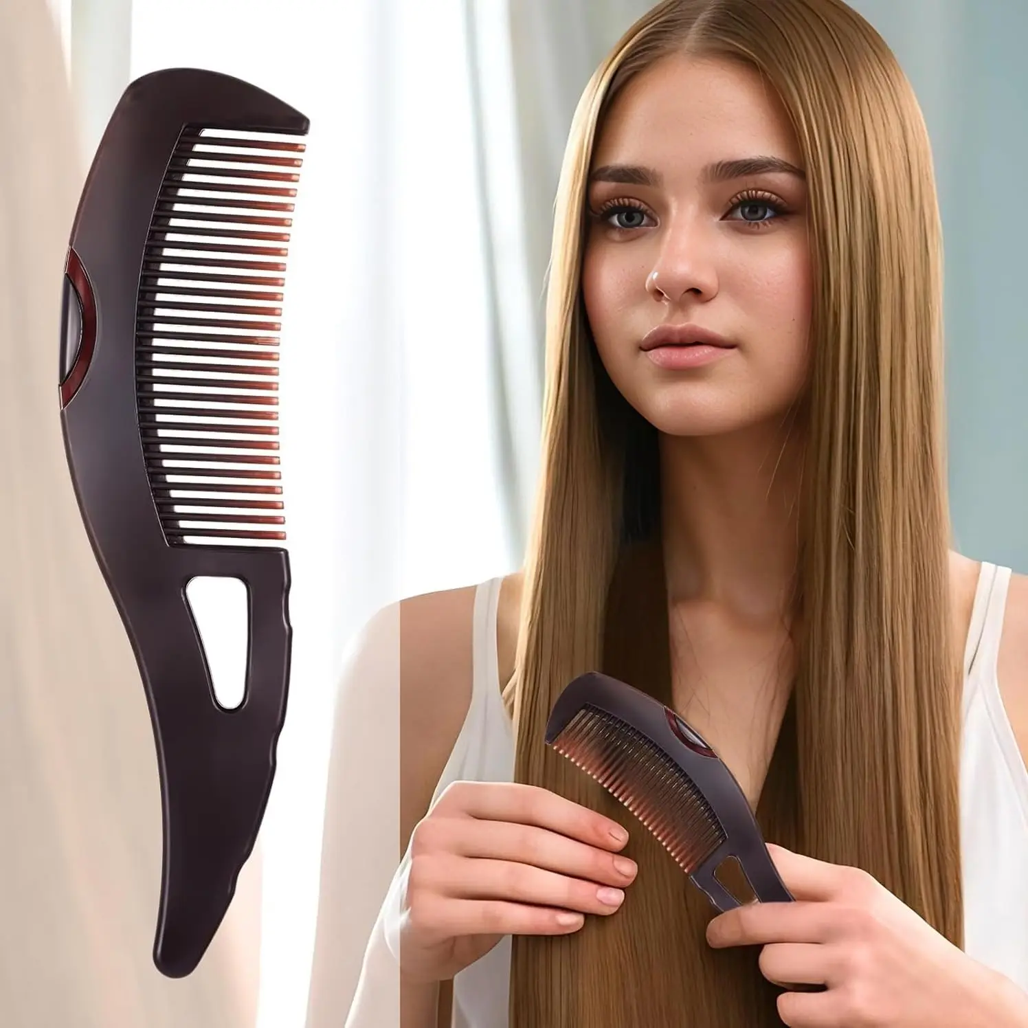 Dandruff Massage Comb, For Healthier Scalp And Better Hair Quality, Suitable For Men And Women, Multifunctional Energy Comb, Hollow Toothbrush For Scalp Massage/Dandruff/Oil Removal, Hair Tools,Hair I image 2