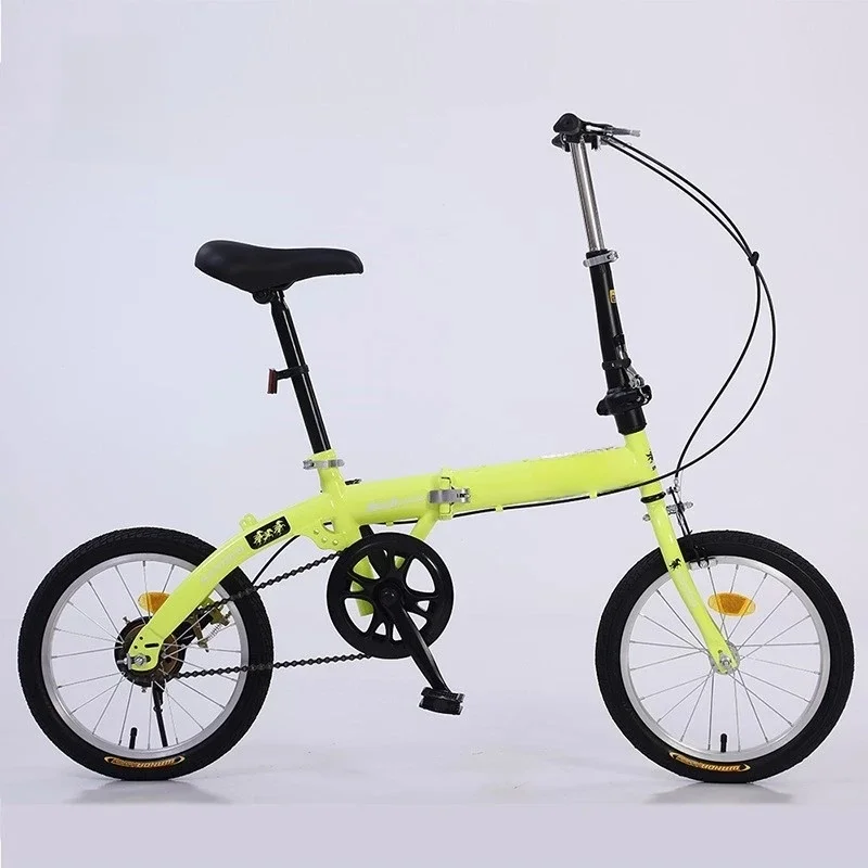 AliExpress OLOME Wholesale 16 Inch Variable Speed Folding Bicycles For Adult Students Men And Women Single Speed Portable Bicycles Gift Bikes