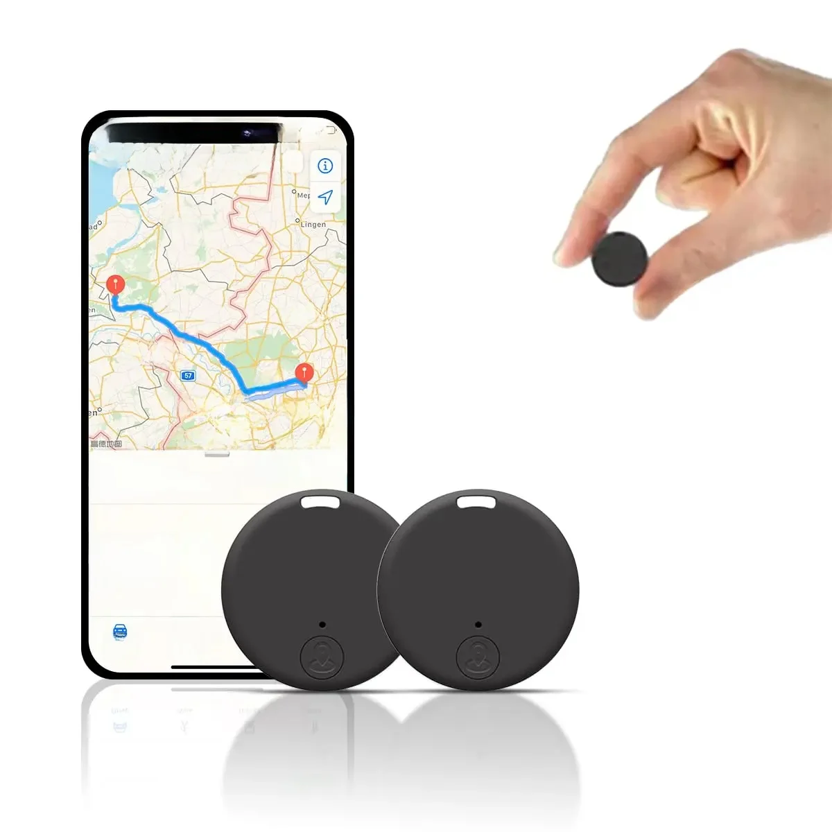 1 SZT. 2 SZT. 3 SZT. 4 SZT. Lokalizator GPS do samochodu, mini tracker do śledzenia pojazdów, urządzenie do lokalizacji i systemu śledzenia, zapobiegające zgubieniu. — zdjęcie 2