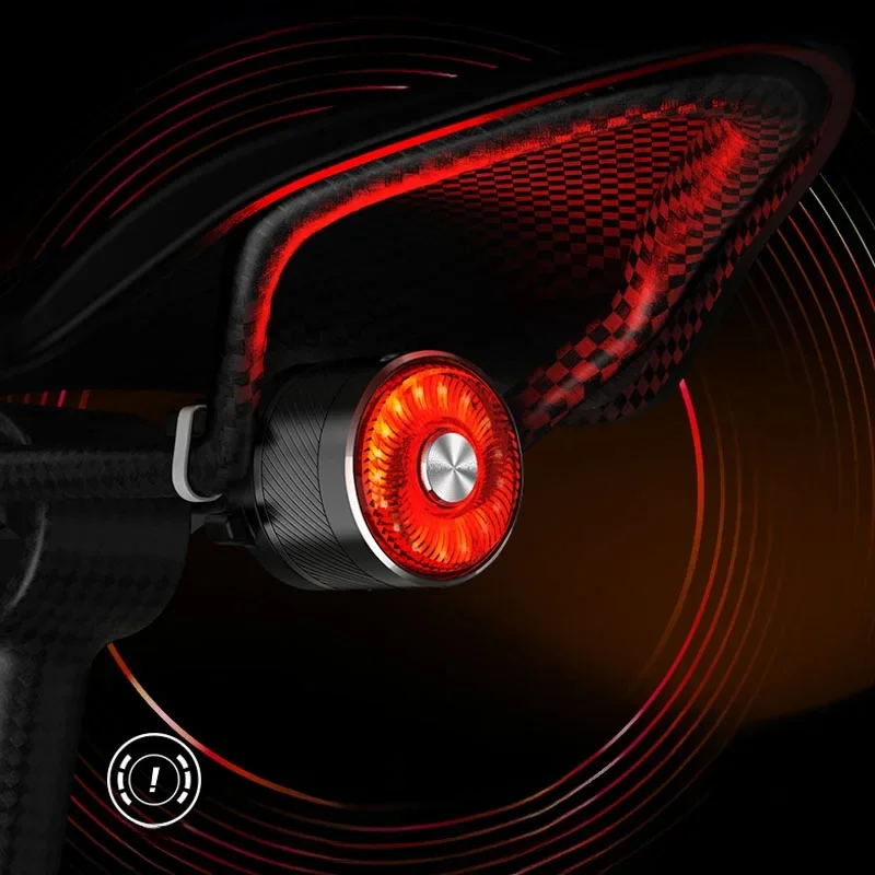 AliExpress TOWILD TL05 Bicycle Tail Light Intelligent Sensor Braking Mountain Bike USB Charging Road Bike Night Riding Tail Light
