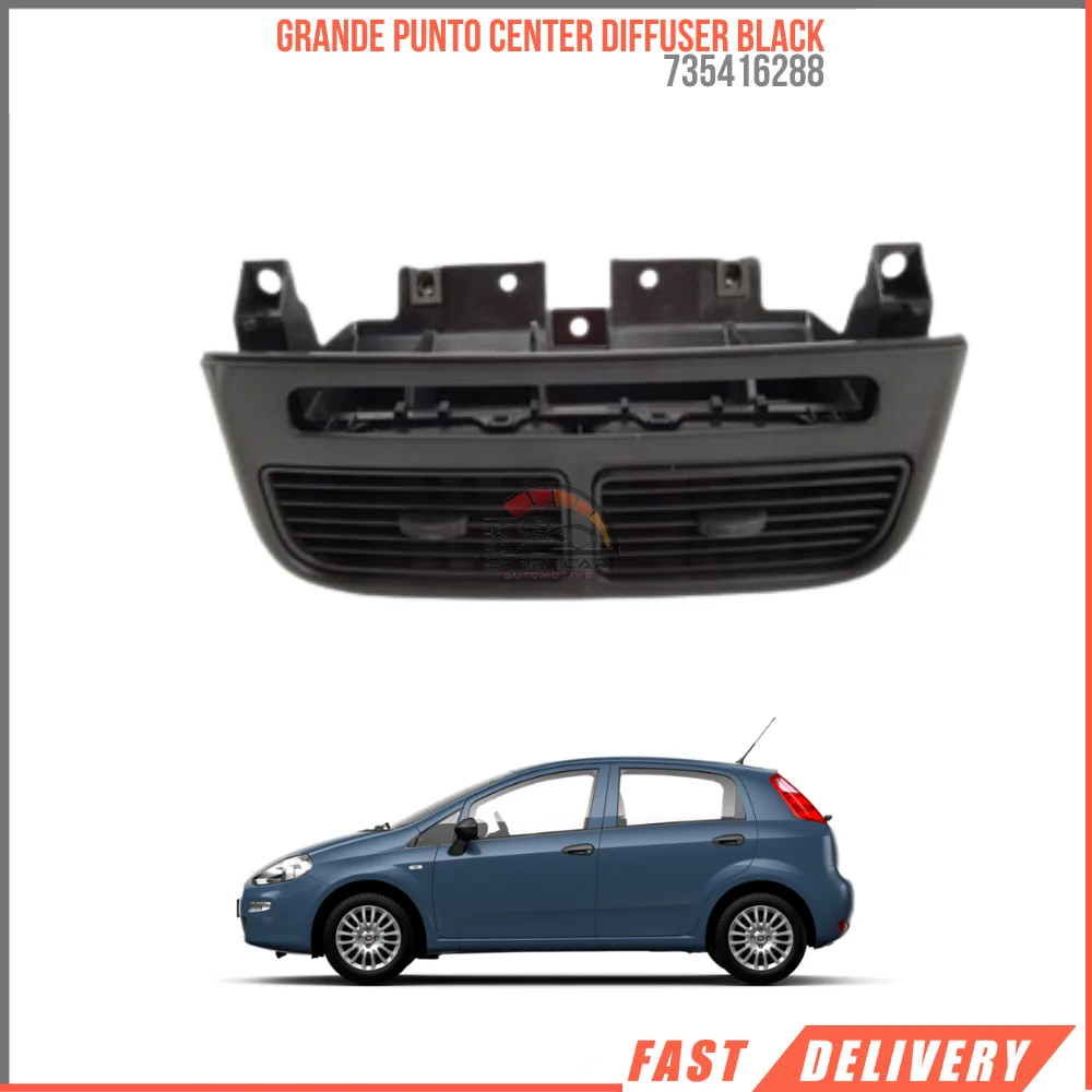 FOR GRANDE PUNTO CENTER DIFFUSER BLACK 735416288 REASONABLE PRICE HIGH QUALITY CAR PARTS FAST SHIPPING