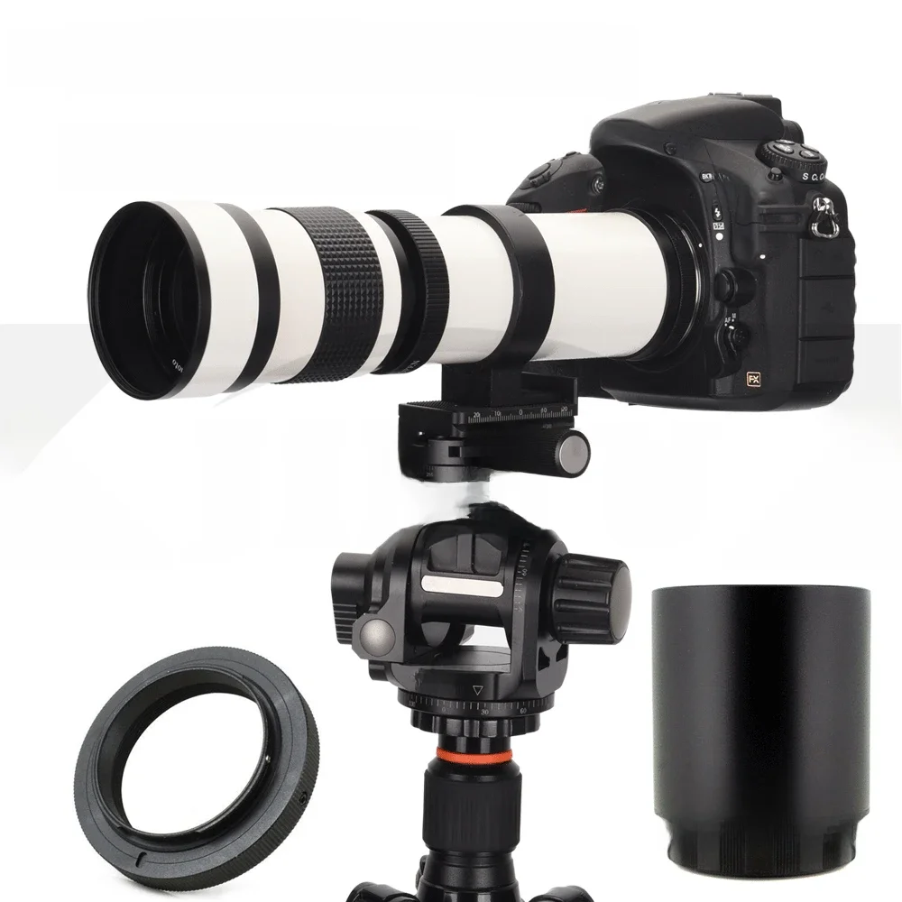 Obiektyw telezoom JINTU 420-1600mm f8.3 z ręcznym ustawianiem ostrości do lustrzanek bezlusterkowych SONY z mocowaniem E, takich jak A7, A7S, A7R, A7RII, A7RIII, A6000, A6600 — zdjęcie 2
