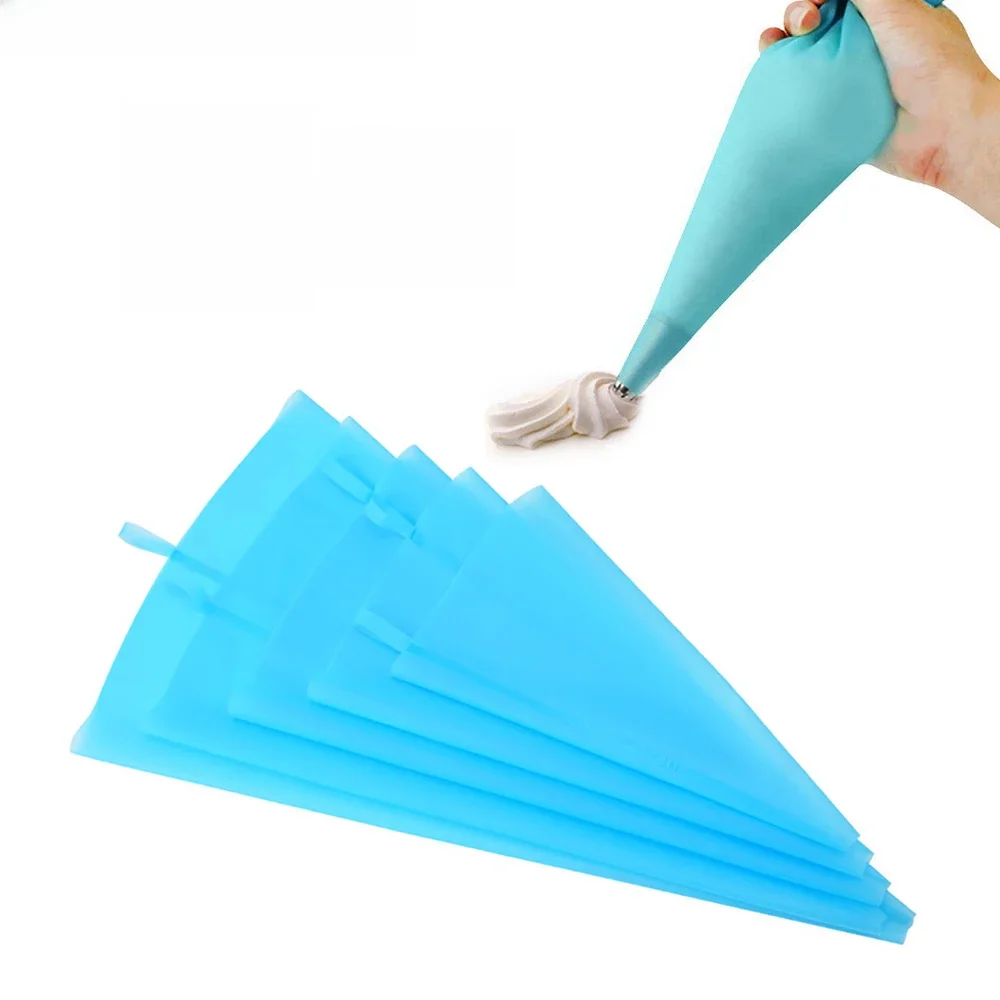 Sac à crème en Silicone world 10/12/14/16/18/20/22 pouces, passepoil de gâteau de cuisine, outils de décoration de gâteaux, sacs à pâtisserie réutilisables en TPU