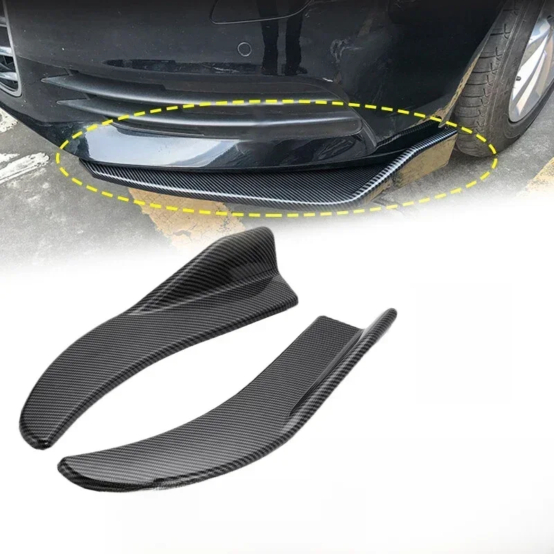 Becquet de pare-choc de voiture, 1 paire, lèvre avant et arrière, Anti-collision, jupe latérale universelle pour BMW mercedes-benz Toyota Audi Volkswagen
