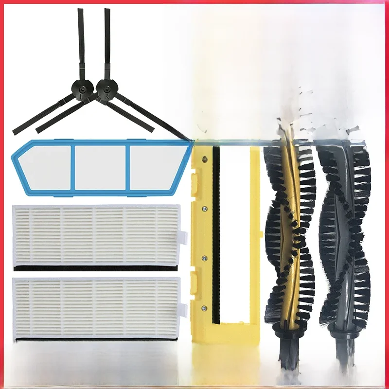 Accessoires pour aspirateur Robot iLife A4 A4S A40 Polaris PVCR 0726 0826 0926, brosse latérale principale, filtre Hepa, pièces en tissu de vadrouille