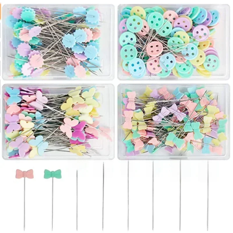 100 pçs pinos de costura bordado retalhos pinos acessórios ferramentas agulha de costura diy