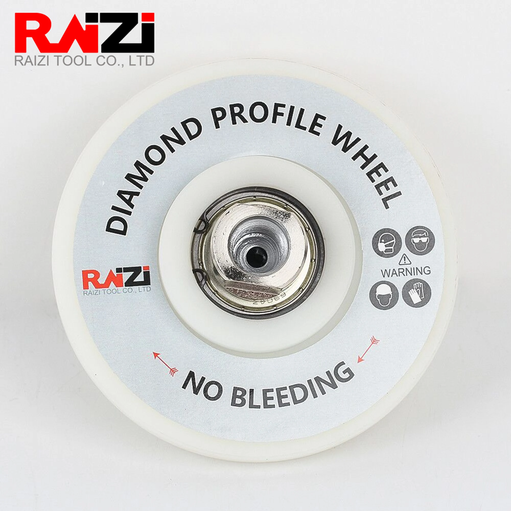 Raizi Vacuum Brazed Diamond Hand Profile Router Bit For Granite Marble Stone Full Bullnose Diamond Grinding Profiler Wheel