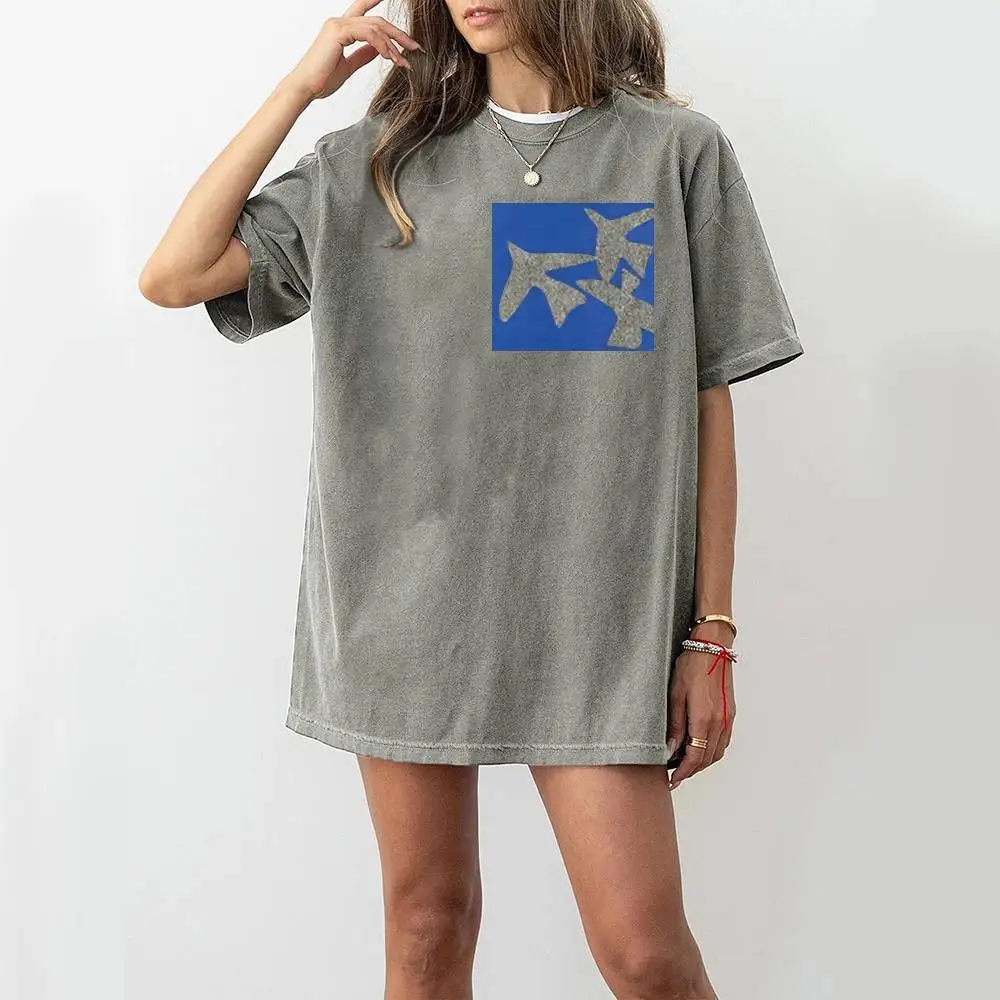 

Женские футболки с графическим рисунком, женская зеленая футболка, женская винтажная хлопковая удобная свободная посадка, повседневная уличная одежда, незаменимый стиль повседневной носки