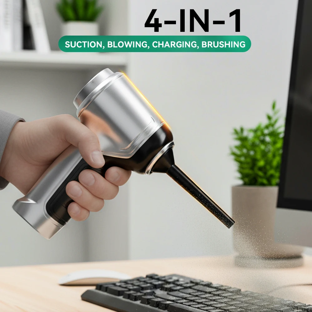 SZUK 638000PA سيارة لاسلكية فراغ CIeaner منفاخ هواء قوي المحمولة آلة التنظيف المحمولة مكنسة كهربائية صغيرة للسيارة