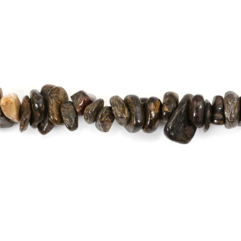 Bronzite Chips Beads Strand x 80cm For Making Jewelry Bracelet Craft DIY Necklace Earrings