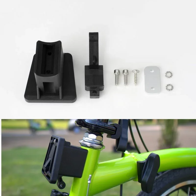 AliExpress For Brompton Folding Bike Front Carrier Block PVC Plastic Front Cargo Racks Base Folding Bicycle