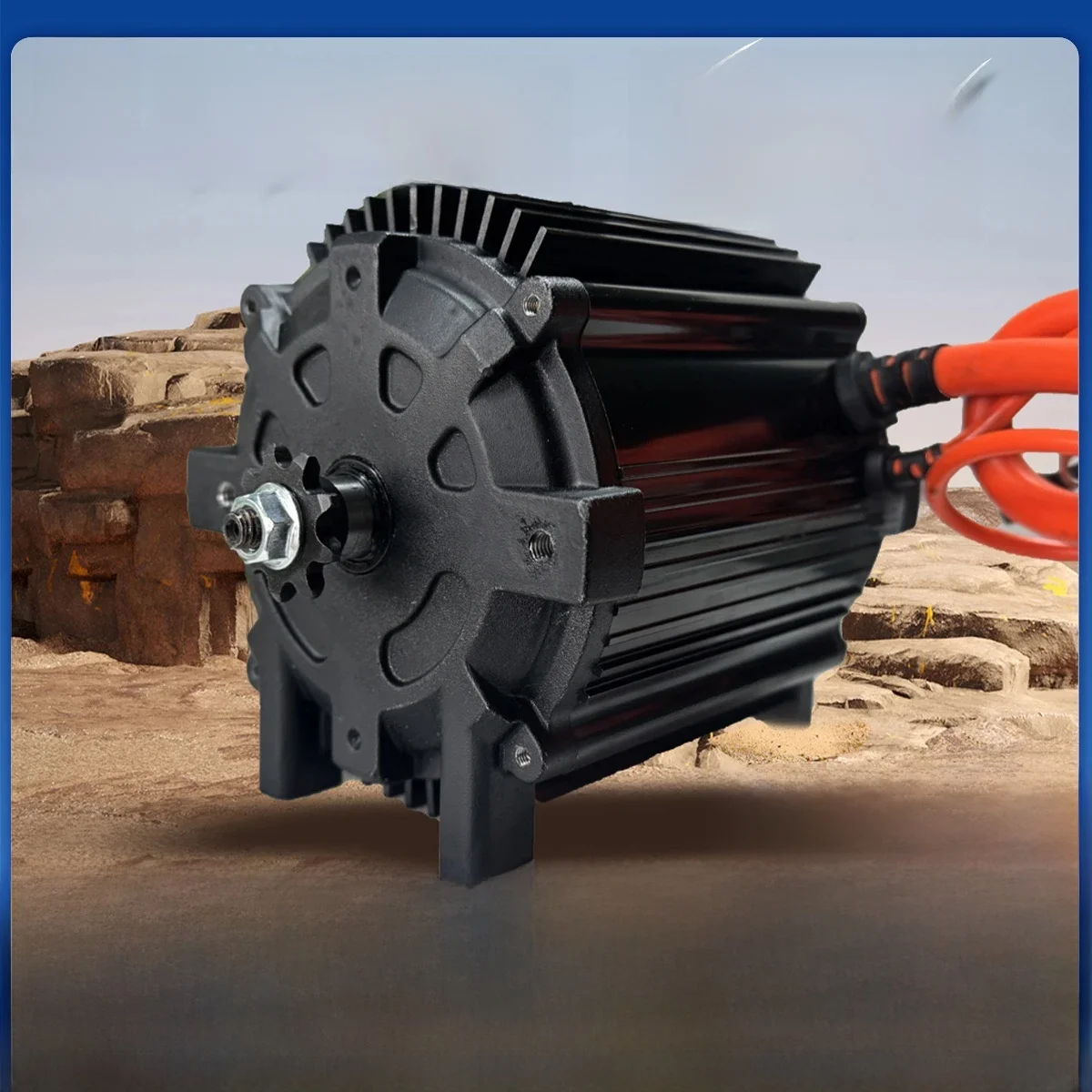 AliExpress kun ray Upgraded KR5V V2 Kunray 72V 5000W Electric BLDC Motor For Electric Motorcycle Temperature Brushless Motor Go Kart Peak 80A-100A