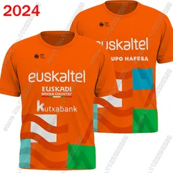 2024 Euskaltel Euskadi Team T Shirt Spain MTB Cycling Jersey Outdoor Tech Shirts Training Tops Fitness Jersey Running Clothing