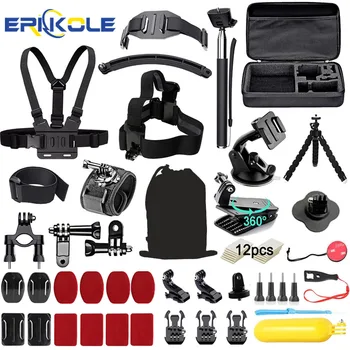 50 In 1 Action Camera Accessories Kit for DJI Osmo Action 5 pro 4/3 GoPro Hero 13 12 11/10 Insta360 AKASO Yi Sjcam Action Camera