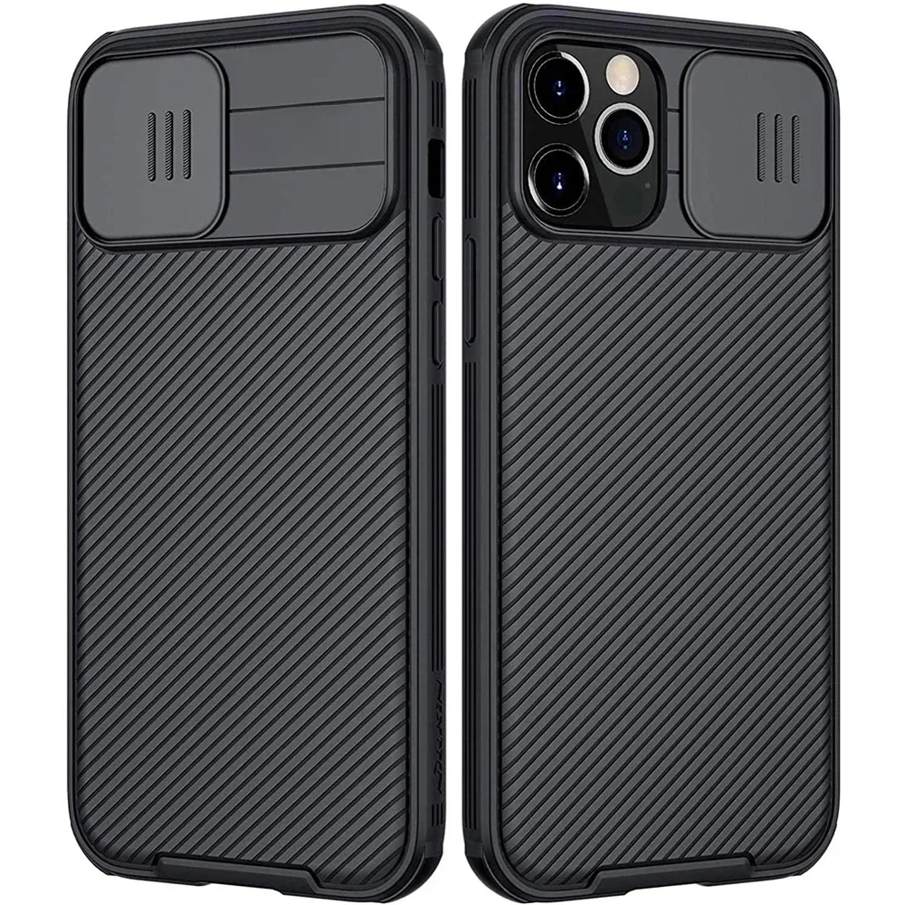Etui na telefon Apple iPhone 14 13 12 Pro Max, NILLKIN Camera Protection Slide Protect Cover Lens Protection Case dla iPhone 12 5G — zdjęcie produktu 7