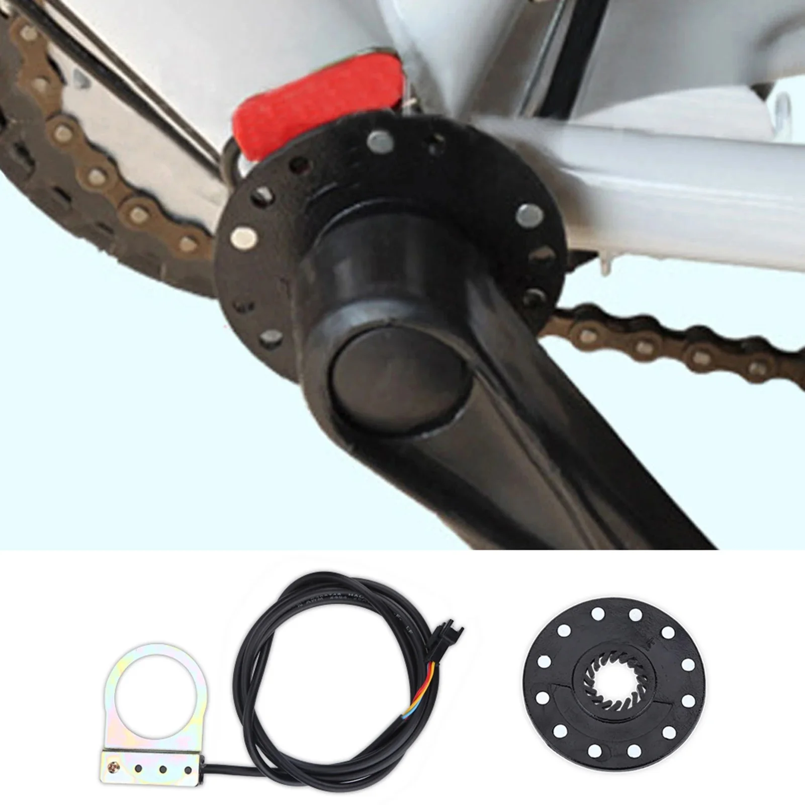 AliExpress Qiilu Electric  Pedal 12 Magnets E bike PAS System Assistant Sensor Speed Sensor Assistant Speed Sensor PAS System Speed Sensor