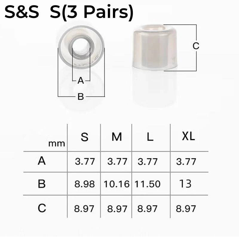 DUNU S&S Silicone Ear Tips 4