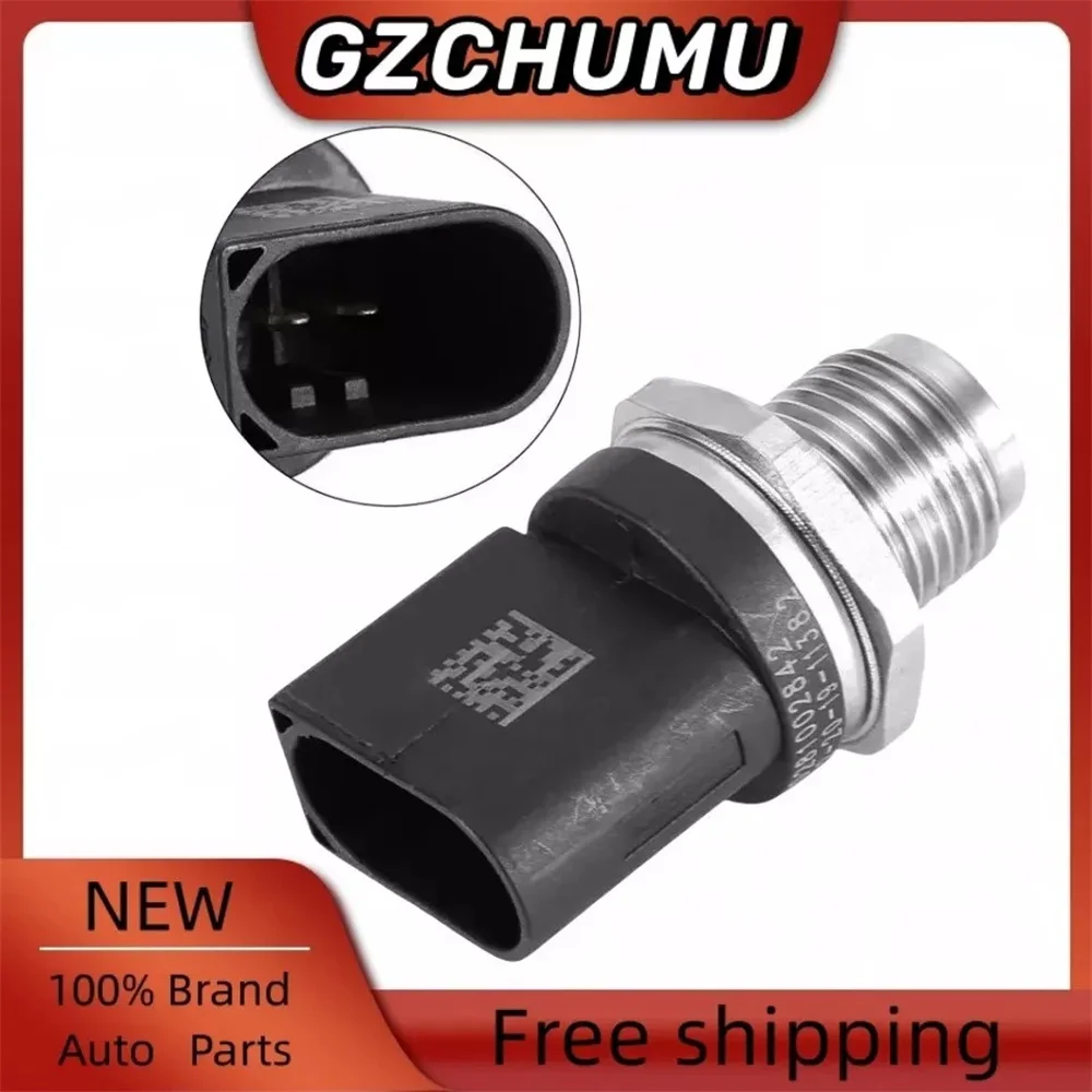 เซ็นเซอร์ความดันการฉีดน้ํามันเชื้อเพลิง 0281002842 สําหรับเมอร์เซเดส-เบนซ์ W211 Dodge Sprinter 2500 3500