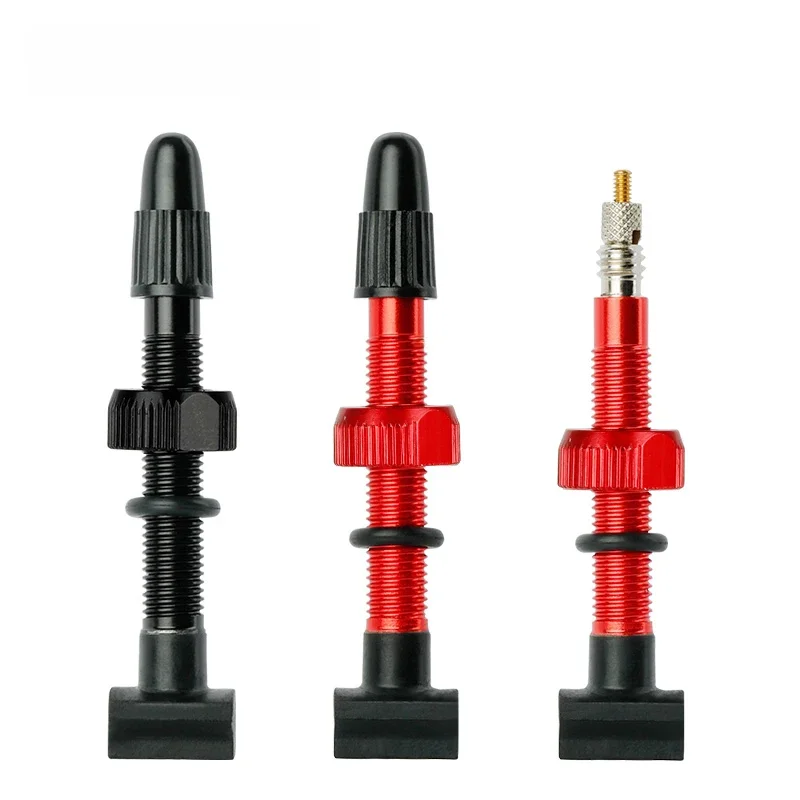 AliExpress DEEMOUNT Deemount Presta Nipples Bicycle Tubeless Rim F/V Valves Anodized Aluminum Stem Brass Core Integrated Rectangle Base