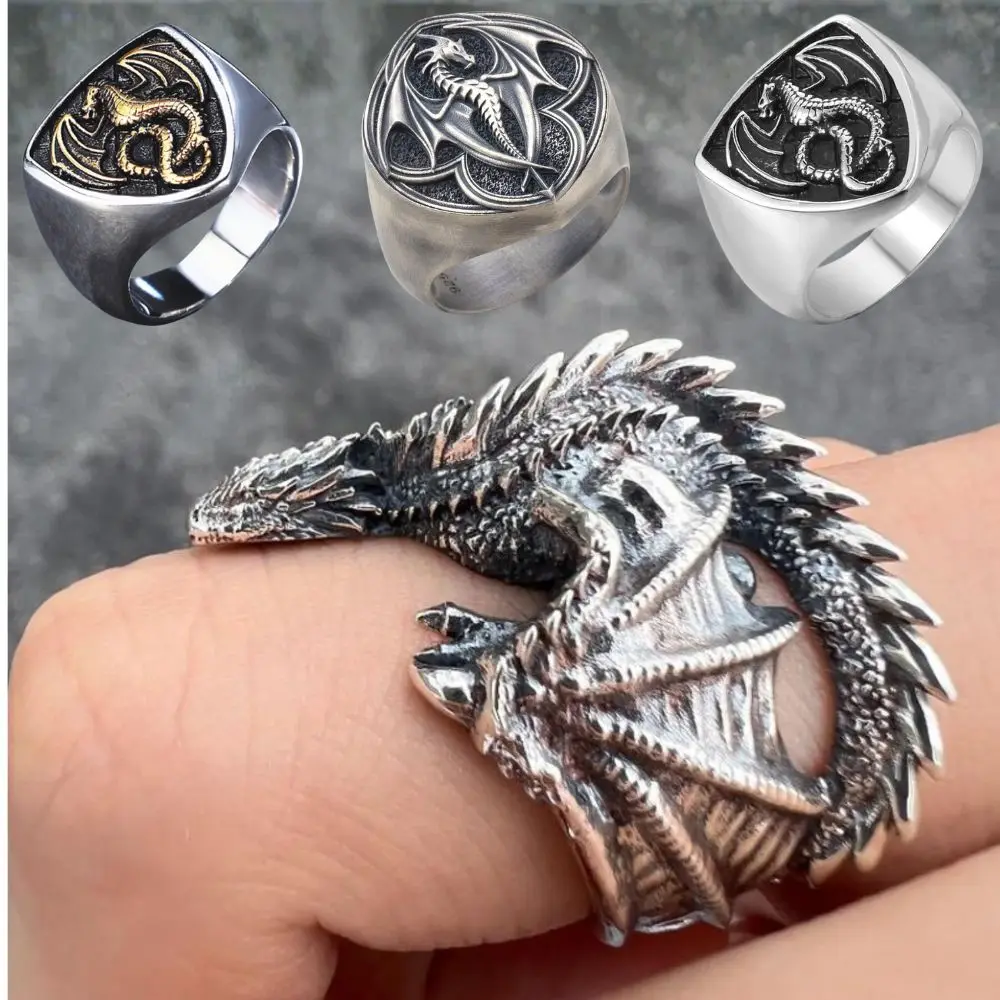 Anillos y Amuletos de Dragón de Daenerys Targaryen, Joyería, Cosplay, Fantasía, Accesorios de Vestir, Anillos de Corona, Accesorios de Disfraces para Halloween y Carnaval