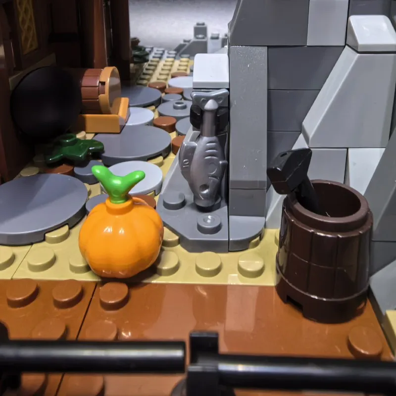 Conjuntos de edifícios de casa de porta viking, kit de modelo de blocos de edifícios modulares de arquitetura de loja de apartamentos de cidade, presente para adultos 1837 peças