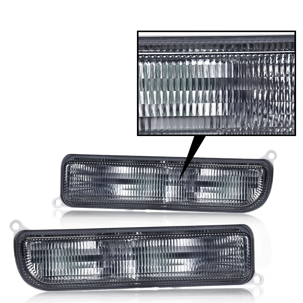 1 زوج الدخان الزاوية الوفير أضواء الإشارة صالح ل 1997-2001 جيب شيروكي Xj مقاوم للماء سنوبروف الغبار اكسسوارات السيارات #5