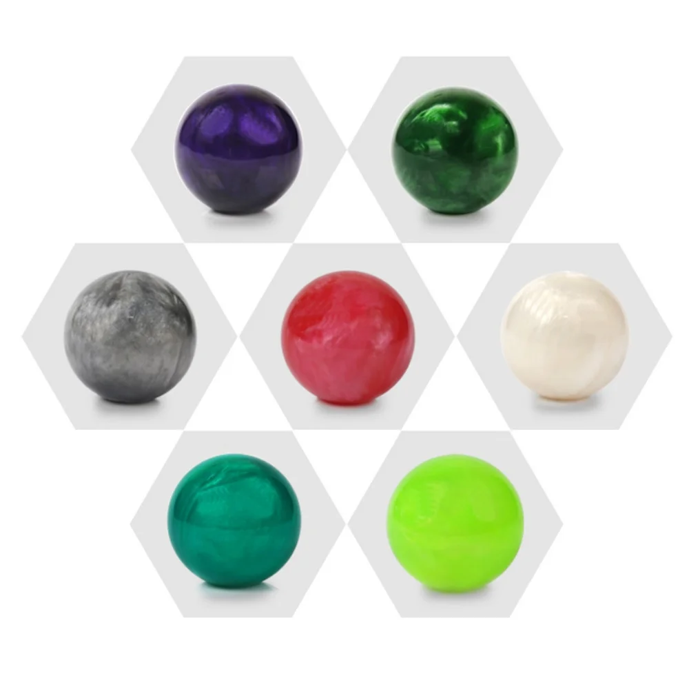 RACING Marble Style Round Ball Gear Shift Knob With 3 Adapters For Most Cars