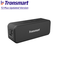 Tronsmart T2 Plus Speaker Upgraded Version with Bluetooth 5.3, Waterproof IPX7, NFC,24H Playtime, Micro SD for Camping, Outdoor