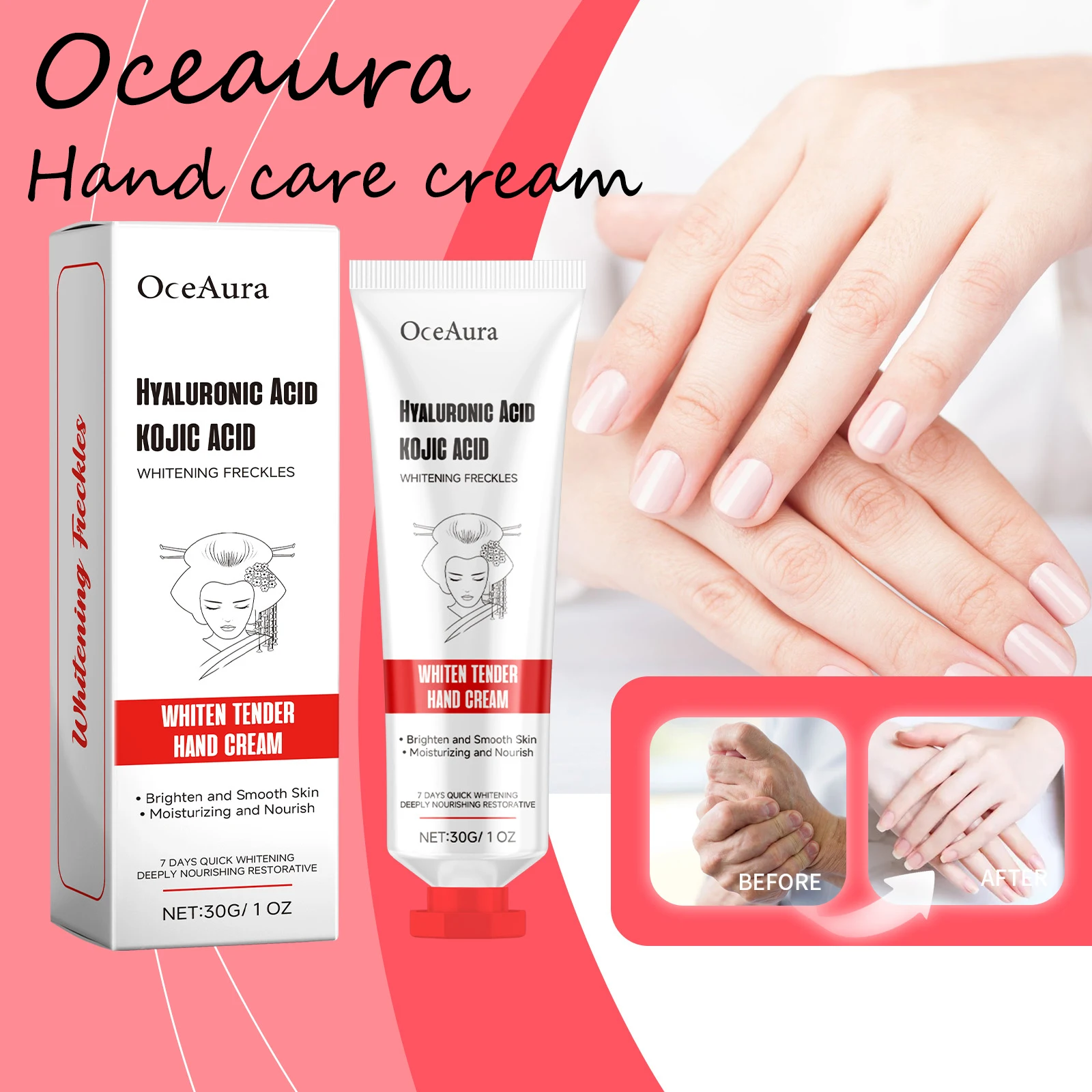 

Оceaura крем для ухода за кожей рук, питательный, уменьшающий сухость, восстанавливающий треснувший свежий аромат, отбеливающий, увлажняющий крем для ухода за руками
