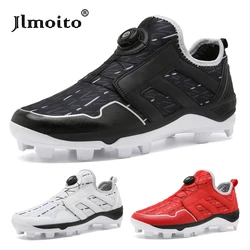 Men's Baseball Shoes Training Long Spikes Softball Shoes Non-slip Cleats And Turf Softball Sneakers Beginners Baseball Sneakers