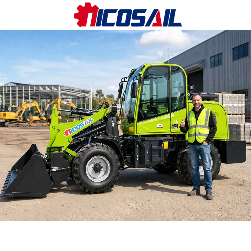 

CE Certified Euro 5 Backhoe Loader 1Ton Mini Compact Backhoe Loader For Small Construction And Farm with Deposit